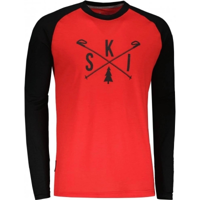 Pánské triko Sensor Merino Wool Active PT SKI, dlouhý rukáv